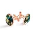 thumbnail image 1 of Peacock Elegant Men's Stainless Steel Cufflinks Set for Dress Shirts - for Formal Wear and Business Events, 1 of 6