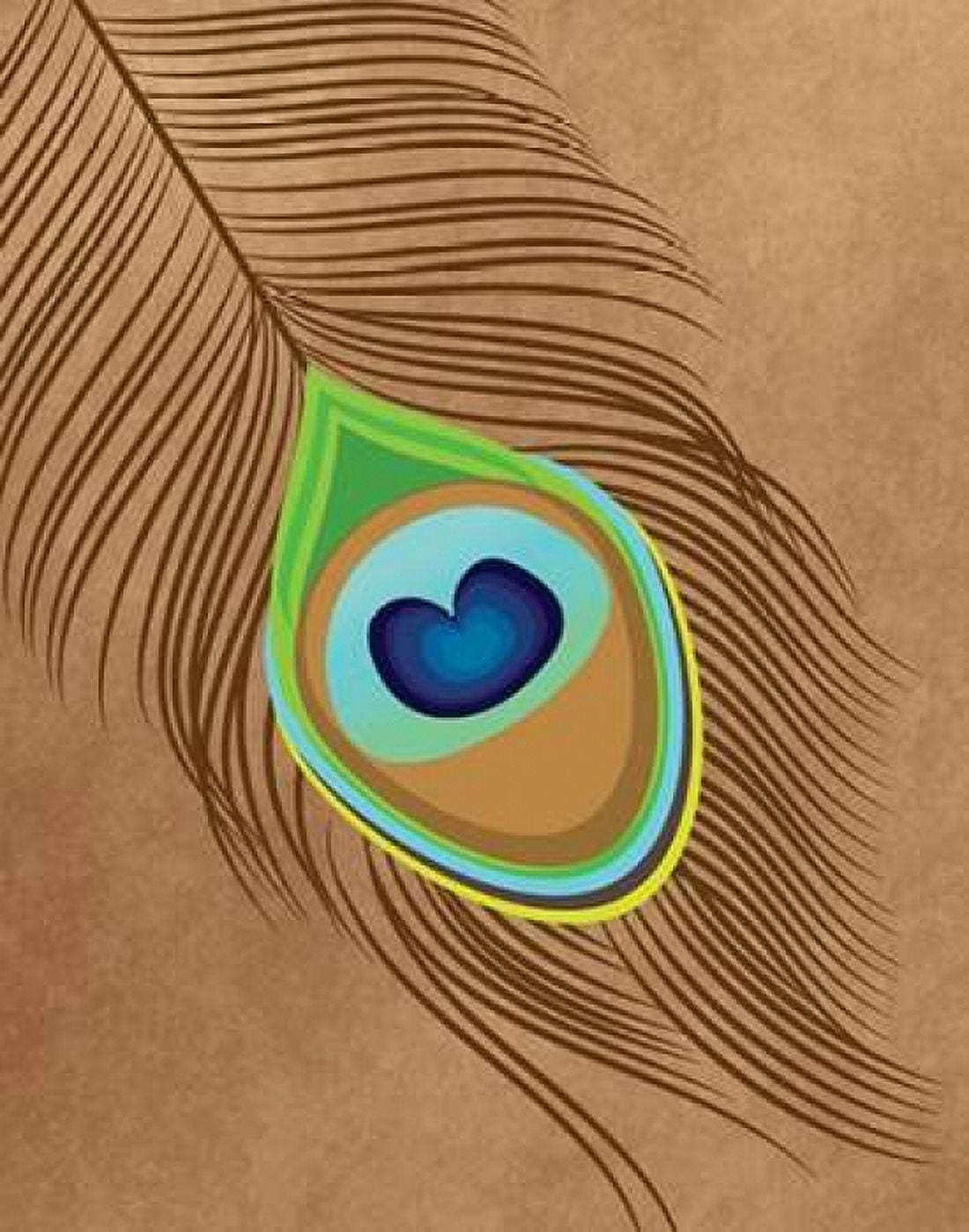 Peacock Feather III Canvas Art - Tamara Robinson (22 x 28)