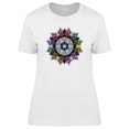 thumbnail image 1 of Peacock Feathers Mandala T-Shirt Women -Image by Shutterstock, Female XX-Large, 1 of 2