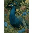 thumbnail image 1 of Peacock Floral Canvas Print, Wall Decor for Living Room Bedroom Dining Room Hallway Office Hotel, 1 of 8