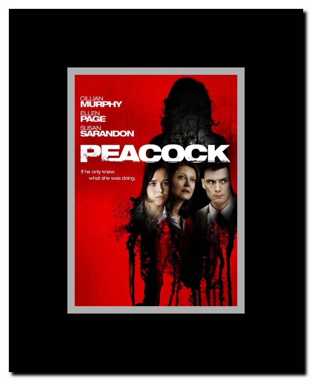 Peacock Framed Movie Poster