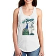 thumbnail image 1 of Peacock Garden 2 Book Print Racerback Tank Women -Fab Funky Designs, Female Small, 1 of 4