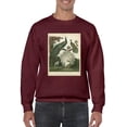 thumbnail image 1 of Peacock Gathering Sweatshirt Men -Sydenham Edwards Designs, Male 3X-Large, 1 of 4