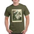 thumbnail image 1 of Peacock Gathering T-Shirt Men -Sydenham Edwards Designs, Male XX-Large, 1 of 4