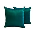 thumbnail image 1 of Peacock Green Decorative Lumbar Pillow Cover 12"x14" | Pack of 2 Modern Art Silk Oblong Cushion Cover | Solid,Two Tone Silk Pillowcases for Bed, Couch & Sofa, Modern Home Décor - Peacock Green Luxury, 1 of 9