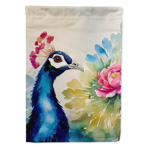 Peacock House Flag 28 in x 40 in