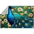 thumbnail image 1 of Peacock Indoor Entrance Rug - Durable Polyester Floor Mat for Home, Doorway, and Welcome Mats - Easy to Clean - Modern Design for Entryway Decor, 1 of 6
