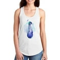 thumbnail image 1 of Peacock Jeweled Racerback Tank Women -Grace Popp Designs, Female XX-Large, 1 of 4