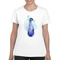 thumbnail image 1 of Peacock Jeweled T-Shirt Women -Grace Popp Designs, Female Large, 1 of 4