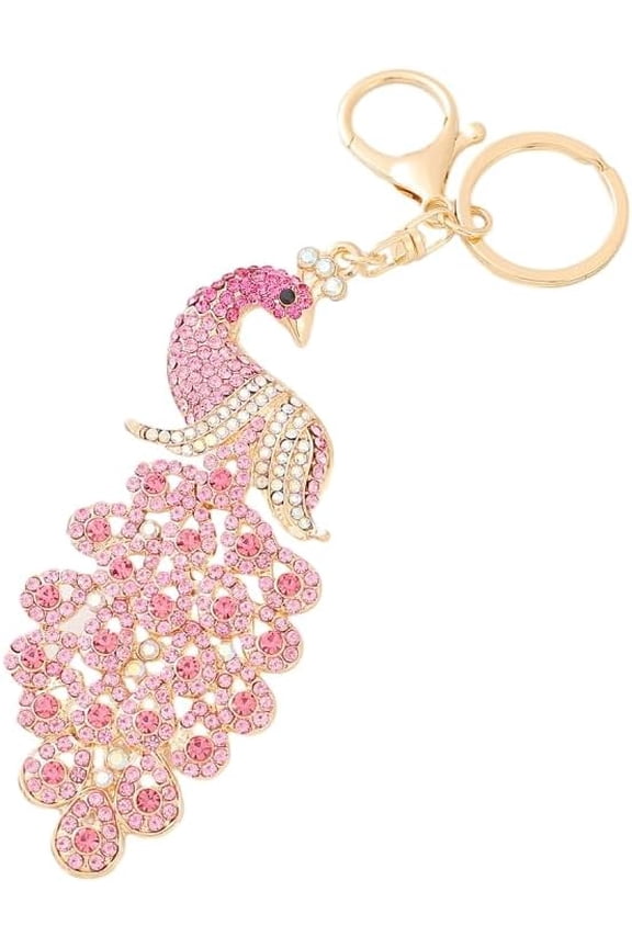 Peacock Keychain,Keychains for Women Key Ring Hanging Pendant Creative Car Bag Keychain Gifts Decoration