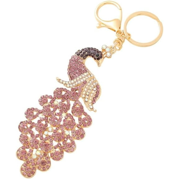 Peacock Keychain,Keychains for Women Key Ring Hanging Pendant Creative Car Bag Keychain Gifts Decoration