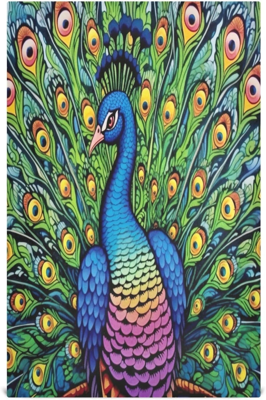 Peacock Dish Towels for Kitchen Soft Tea Towel Set of 4 Absorbent Dishcloths Hand Towels for Drying Dish Cloths 28 x 18 Washcloth Gift Walmart
