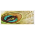 thumbnail image 1 of Peacock Kitchen Mat, Woman Looking Through Peacock Feather Eye Creative Abstract Illustration, Plush Decorative Kitchen Mat with Non Slip Backing, 47" X 19", Green Brown Turquoise, by Ambesonne, 1 of 1