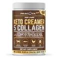 thumbnail image 1 of Peacock Max Keto Collagen Coffee Creamer – 12.2 oz Unflavored Protein with MCT Oil, B12, Magnesium, 1 of 8