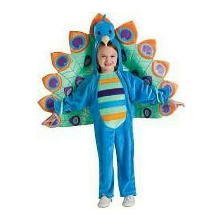 Fancy Deluxe Peacock Bird Child Costume Newborn 0-6 months