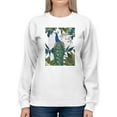 thumbnail image 1 of Peacock On Branch Book Print. Sweatshirt Women -Fab Funky Designs, Female 5X-Large, 1 of 4