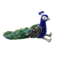 thumbnail image 1 of Royal Peacock Plush Toy, Enchanting Blue Bird Stuffed Animal with Fan Tail, Soft Decorative Avian Doll for Elegant Home Accent Displays, 1 of 6