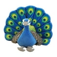 thumbnail image 1 of Peacock Plush Toy - Realistic Peacock Stuffed Animal with Detailed Feathers, 11.8 Inch Home Decor Collectible for All Ages, Sofa Shelf Display, 1 of 6