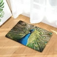 thumbnail image 1 of Peacock Print Hallway Entrance Doormat Living Room Rectangle Carpet Absorbent Kitchen Rugs Home Decor Bathroom Anti Slip Mat, 1 of 6