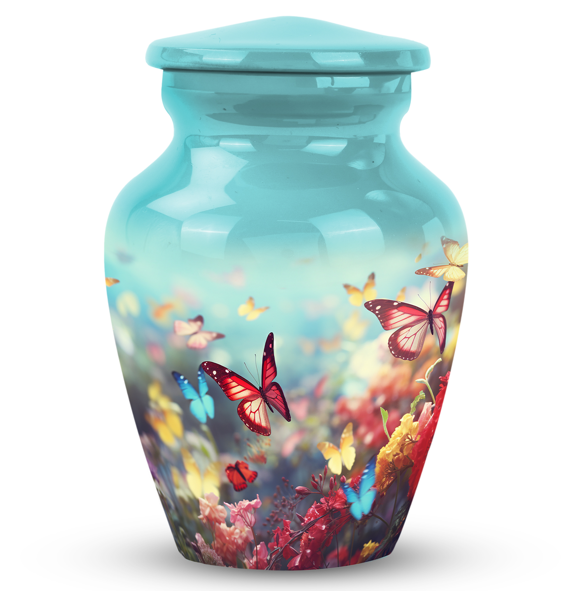 Peacock Sitting On A Branch Urn For Ashes For Women Large Urns For