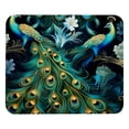thumbnail image 1 of Peacock Square Desk Mat Mouse Mat Mouse Pad, 8.3x9.8 Inch, Non-Slip Rubber Bottom, Printed, Suitable for Office and Gaming, 1 of 6