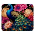 thumbnail image 1 of Peacock Square Desk Pad Mouse Mat Gaming Mousepad, 8.3x9.8 Inch, Non-Slip Rubber Bottom, Printed, Suitable for Office and Gaming, 1 of 6