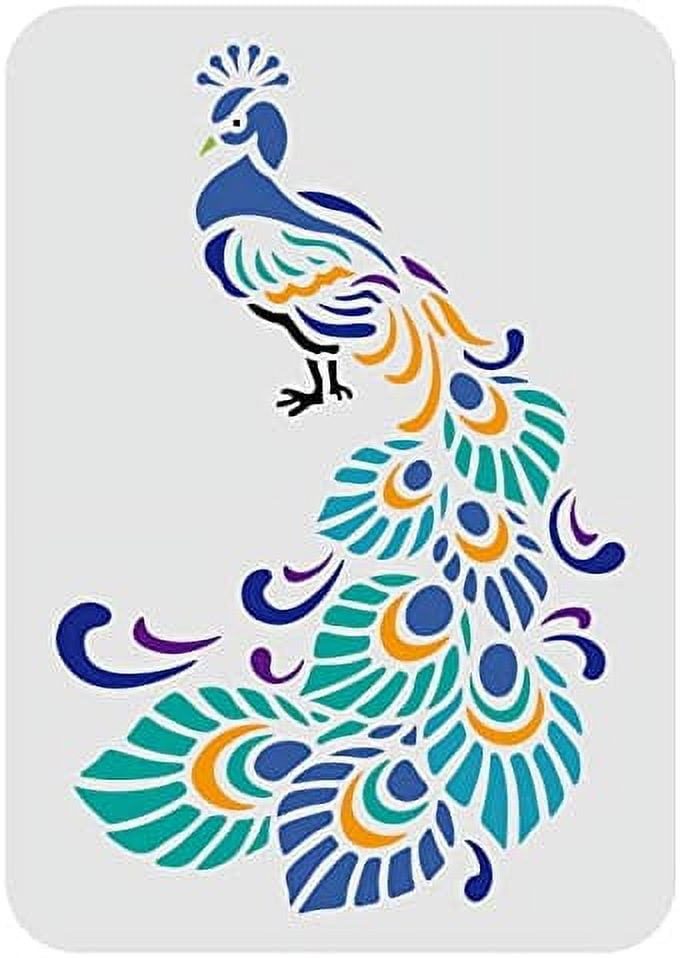 Peacock Stencil Template A4 Size Rectangle Peacock Painting Stencil Template Reusable DIY Stencil Template - Walmart.com Peacock Stencil Template A4 Size Rectangle Peacock Painting Stencil Template Reusable DIY Stencil Template - Walmart.com