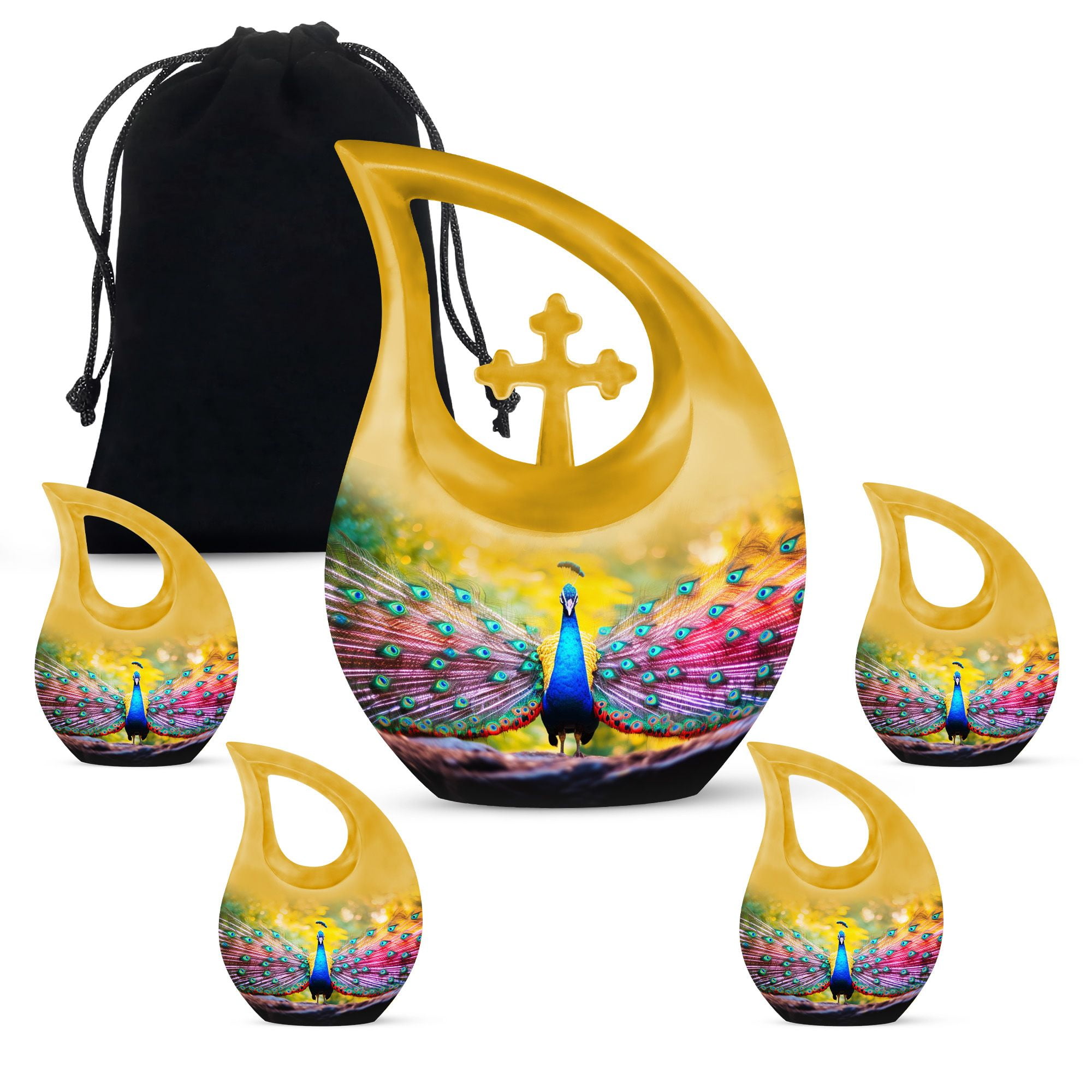 Peacock Urn Large Cremation Urns For Human Ashes Urn For Ashes