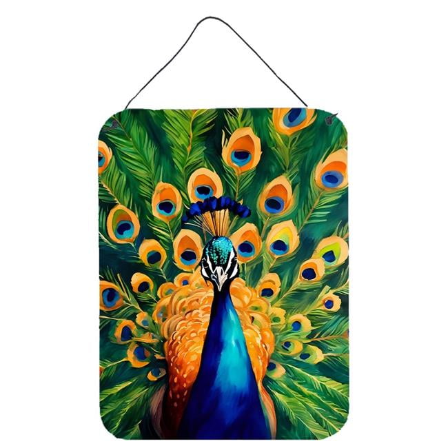 Peacock Wall or Door Hanging Prints 12 in x 16 in