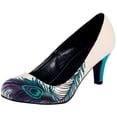 thumbnail image 1 of Peacock feather anti-pop heel, 1 of 4