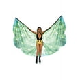 thumbnail image 1 of Peacock feather halter wing cape, 1 of 2