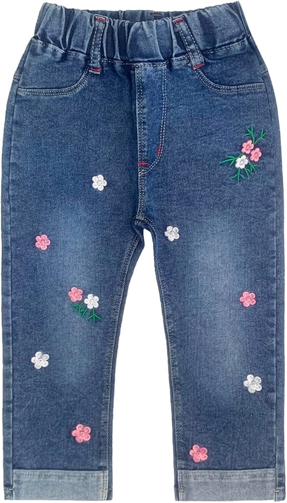 Peacolate 4-8 Ans Printemps Automne Fille Nouveau Jean évasé