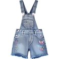 thumbnail image 1 of Peacolate 5-10T Little&Big Girls Adjustable Straps Short Overalls Jeans Outfits,Butterfly,9-10Years, 1 of 5