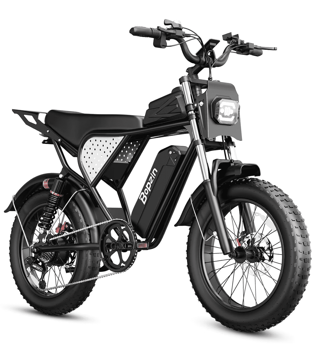 750W 20Mph E-Bike for Adult, 48V 25Ah,20" Fat Tires Electric Bike, Disc Brakes,Anti-Theft Alert,cTUVus Certified,Class 2