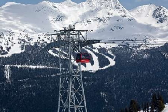 Peak 2 Peak Gondola Canvas Art - Manfred Kraus (24 x 36)