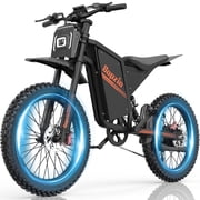 Peak 3000W 38Mph,60V 35Ah Electric Dirt Bike for Adults,37-100 Mi, 25E Dirt Bike cTUVus Certified