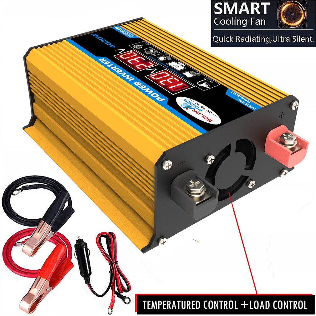 Peak 500W 12V 220V/110V LED Ac Car Power Inverter Converter Charger