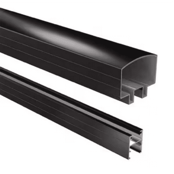 Peak Aluminum Railing 6' Rail kit for 36'' High Systems Matte Black