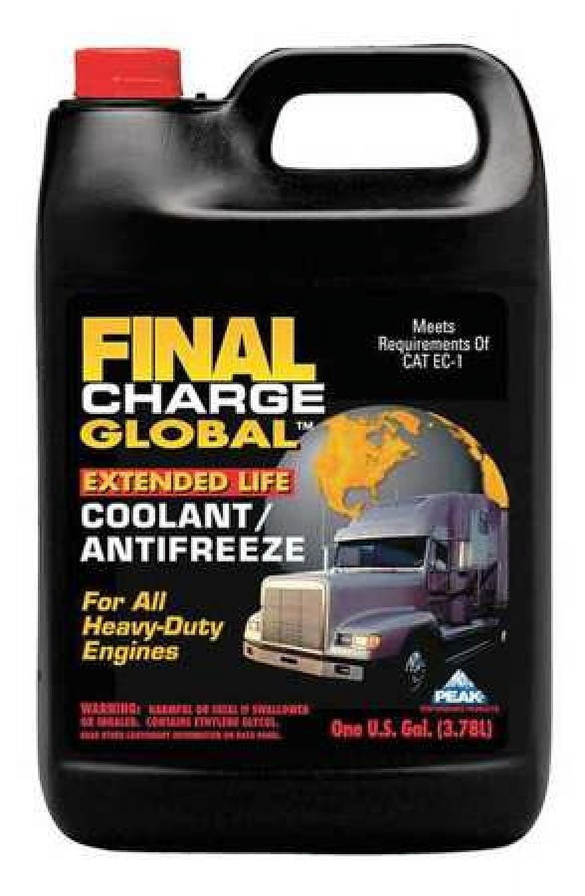 Peak Antifreeze Coolant,1 gal.,Concentrated FXA0B3