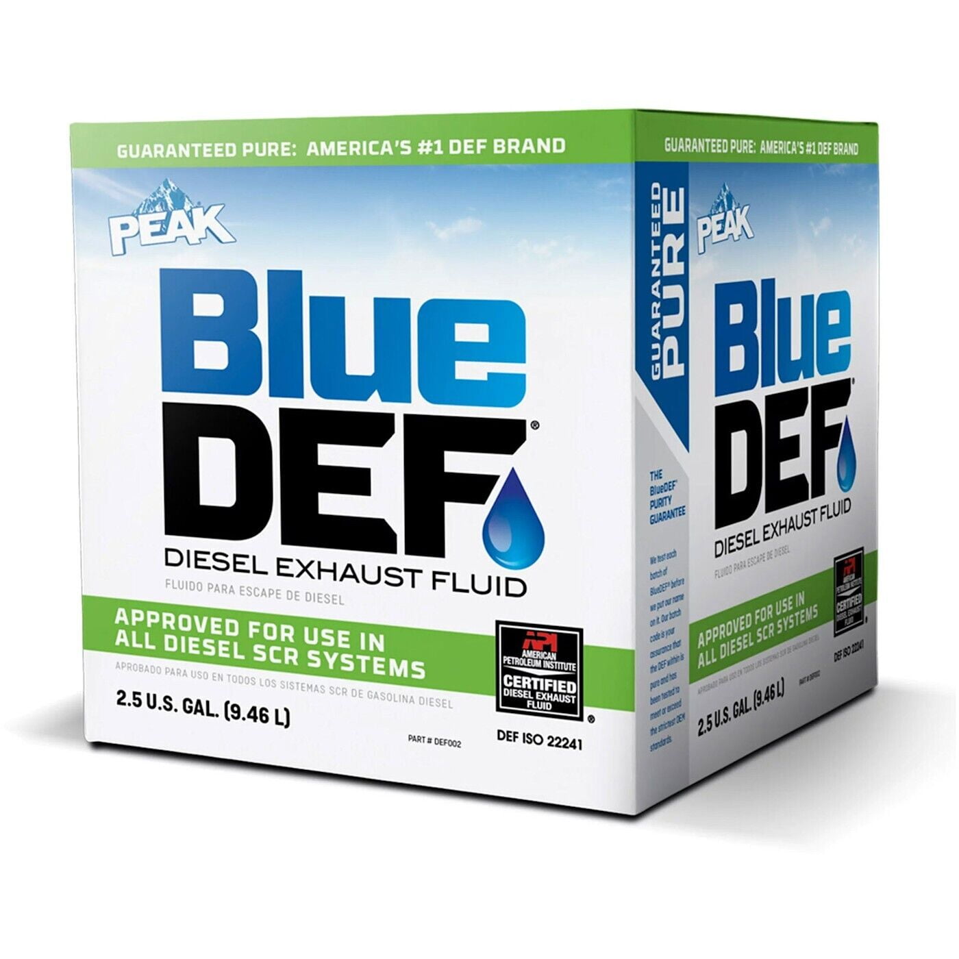 Peak Bluedef Diesel Exhaust Fluid - 2.5 Gallon Container