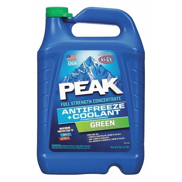 Peak Antifreeze Coolant,1 gal.,RTU PKA0B3