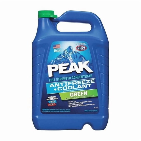 Peak Antifreeze Coolant,1 gal.,RTU PKA0B3