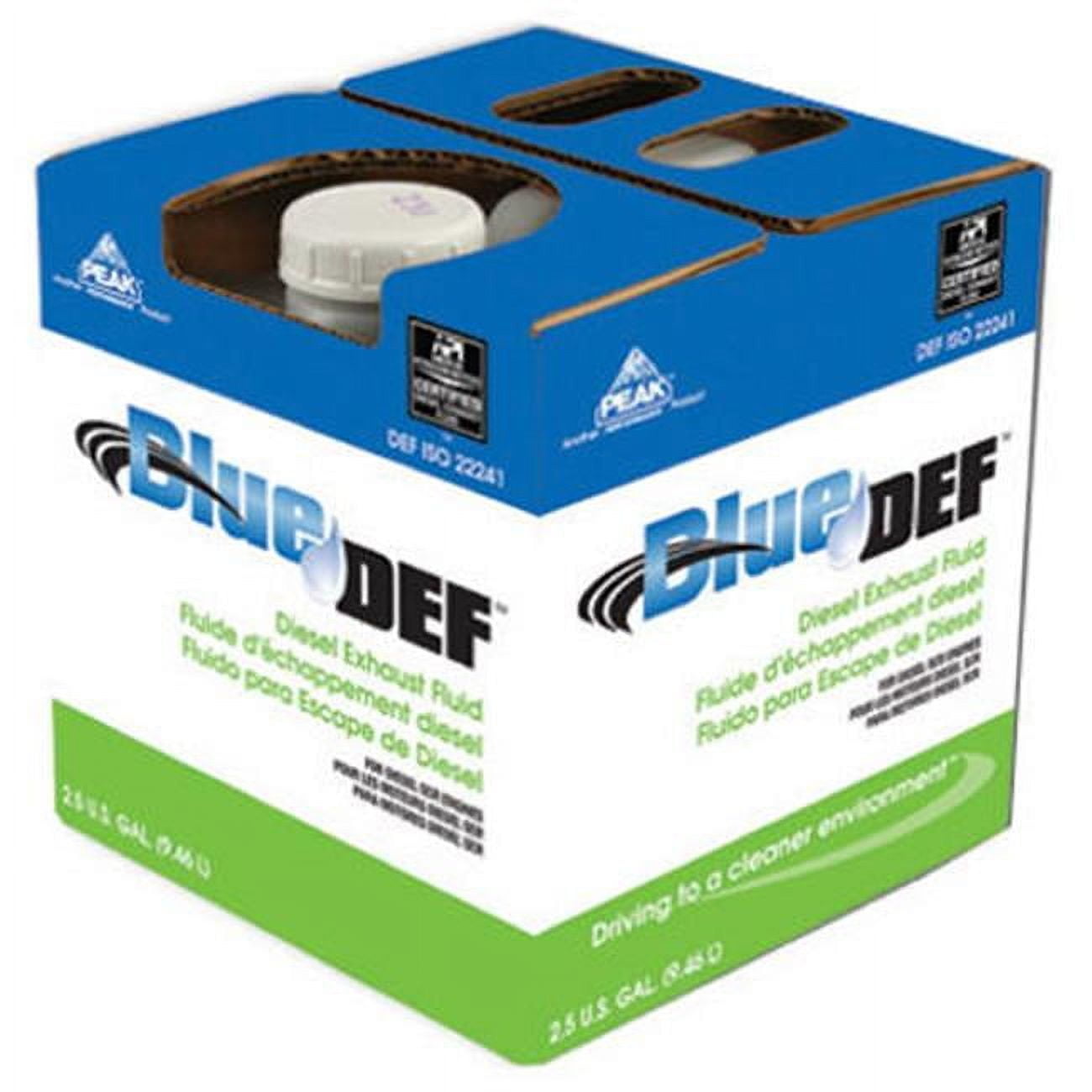 Peak DEF002 Diesel Exhaust Fluid, 2.5 gal, Non-flammable