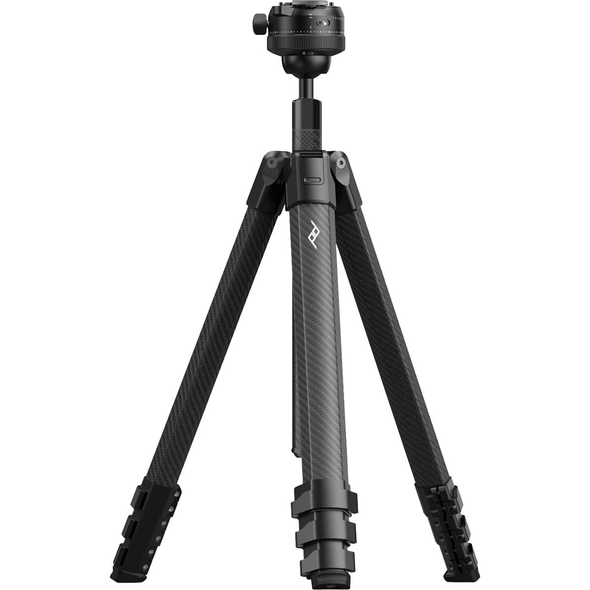 Peak Design 4-Section Aluminum Pro Lite Tripod with Ball Head, Black