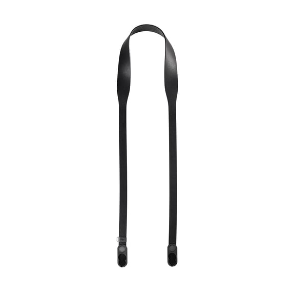 Peak Design Leather Form Camera Strap, Black, Full-grain, 52.55 Inch Long Cross-Body, Fixed Length, Quick Release and Connection, Integrated Hardware, 100 lb Capacity, Camera Straps for Photographers