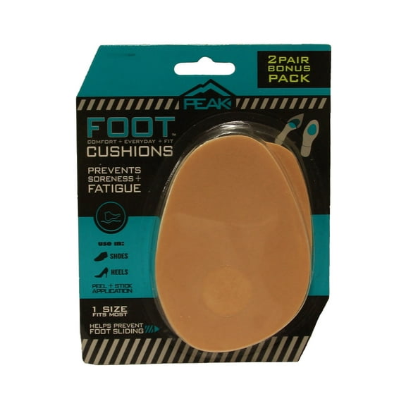 Peak Every Day Comfort Foot Cushions 2 Pair Bonus Pack