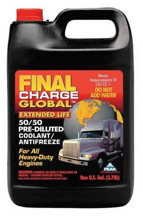 Peak Final Charge 50/50 Pre-Diluted Global Extended Life Anti-Freeze, 1 Gal. Jug