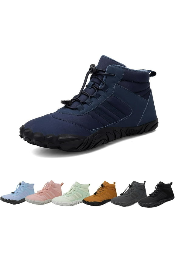 Peak Footwear for Women Men Neuropathy, Winter Barefoot Shoes Boots Wide Toe Highly Elastic Non-Slip Sneakers