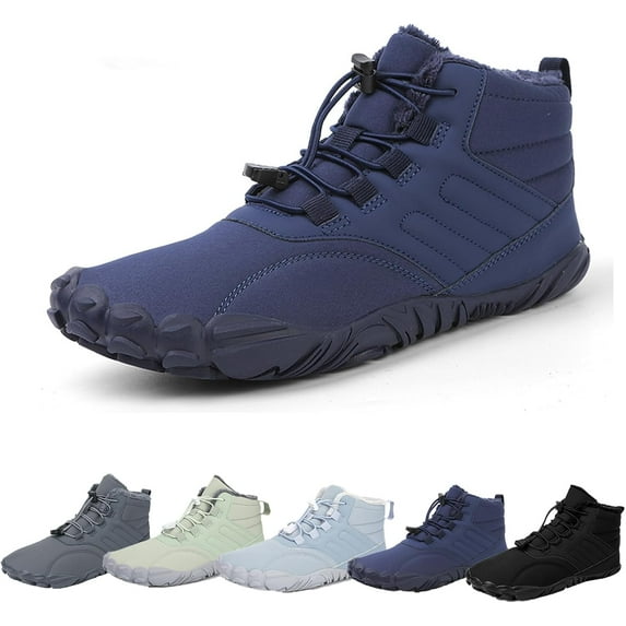 Peak Footwear for Women Men Neuropathy, Winter Barefoot Shoes Boots Wide Toe Highly Elastic Non-Slip Sneakers