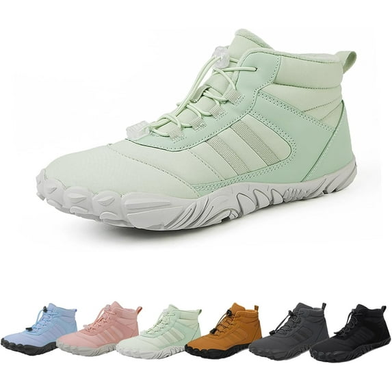 Peak Footwear for Women Men Neuropathy, Winter Barefoot Shoes Boots Wide Toe Highly Elastic Non-Slip Sneakers